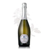 Flasche Sekt Villa Bellevue mit einem weißen Hintergrund